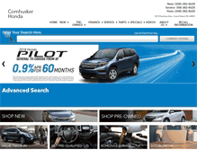 Tablet Screenshot of cornhuskerhonda.com